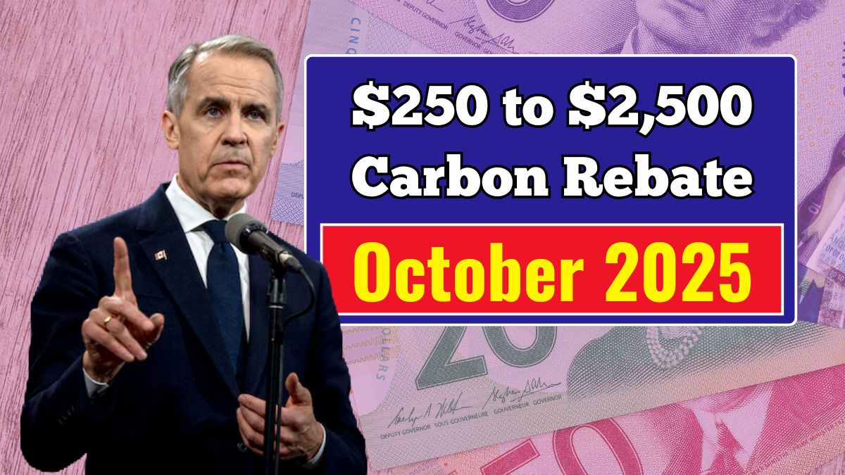 $250 to $2,500 Carbon Rebate October 2025 – Check Who Qualifies