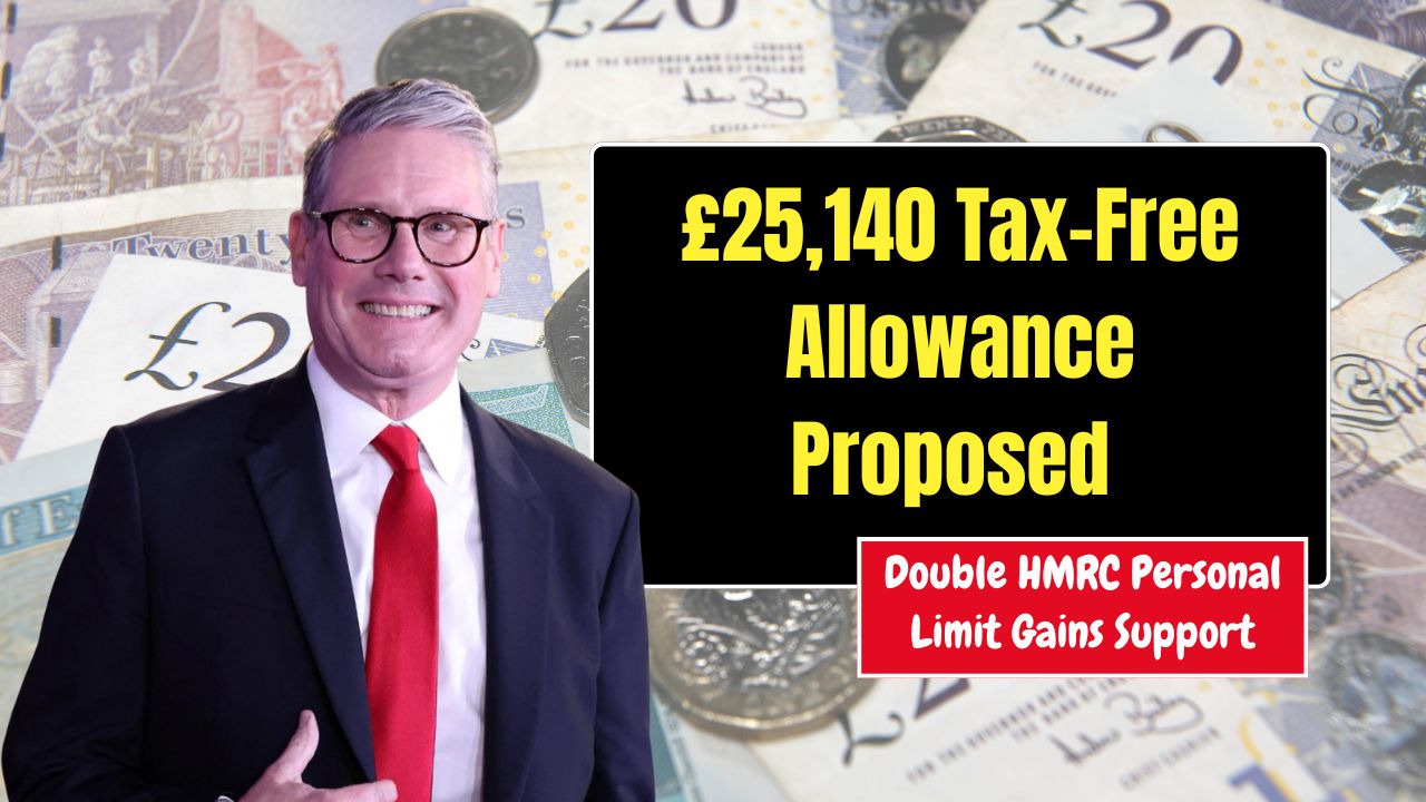 £25,140 Tax-Free Allowance Proposed – Campaign To Double HMRC Personal Limit Gains Support