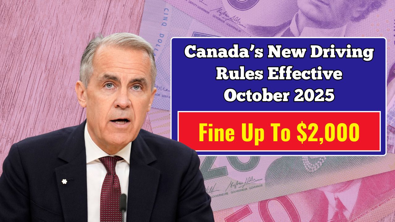 Canada’s New Driving Rules Effective October 2025 – Fines Increased Up To $2,000