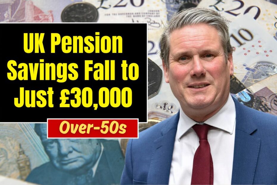 Over-50s Warned as UK Pension Savings Fall to Just £30,000 on Average