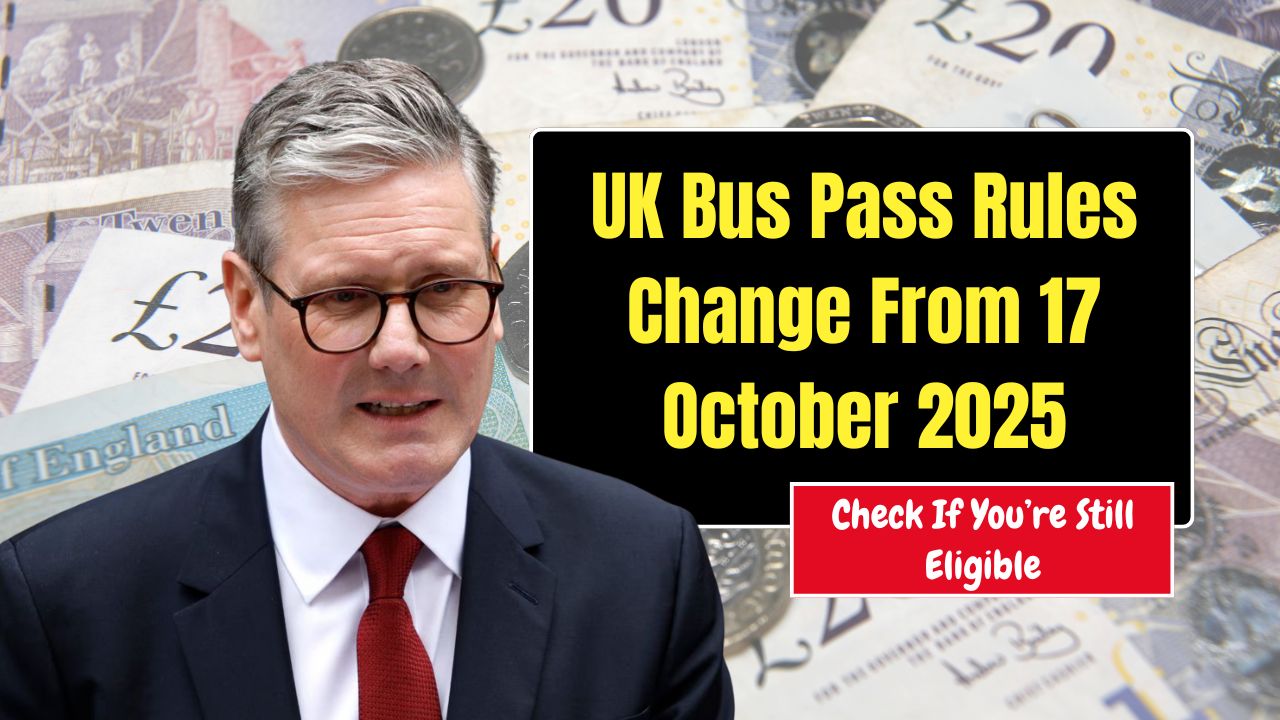 UK Bus Pass Rules Change From 17 October 2025 - Check If You’re Still Eligible